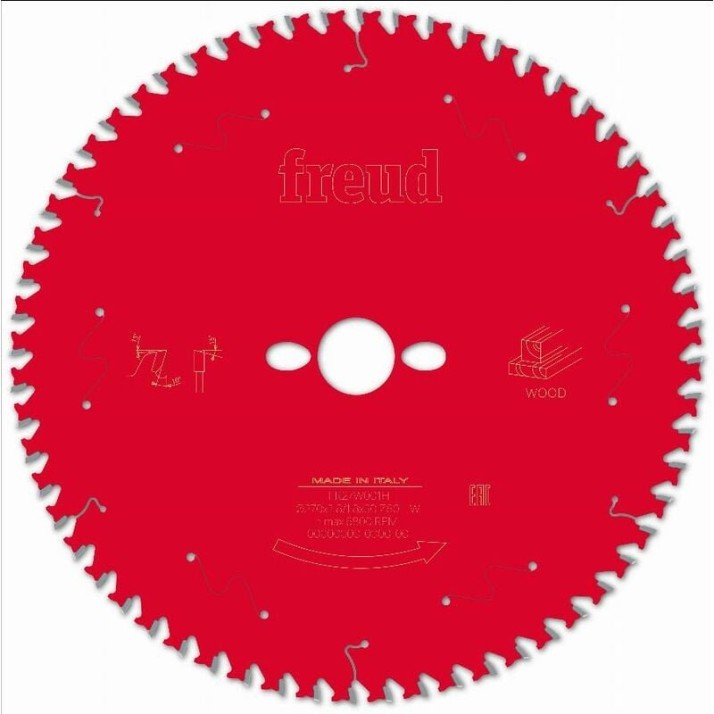 Freud - Sägeblatt für Handkreissäge Ø270 2,8/1,8 AL30 Z60 ba 10° - F03FS09740 -FR27W001H