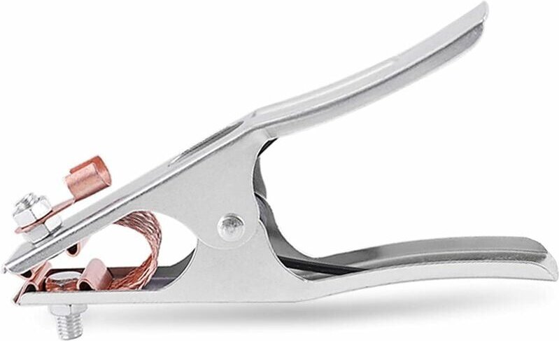 Erdungsklemme, Schweißklemme, 1 Schweißerdungsklemme, aus Eisen + Messing, robust und langlebig, professionelle Schweißa...