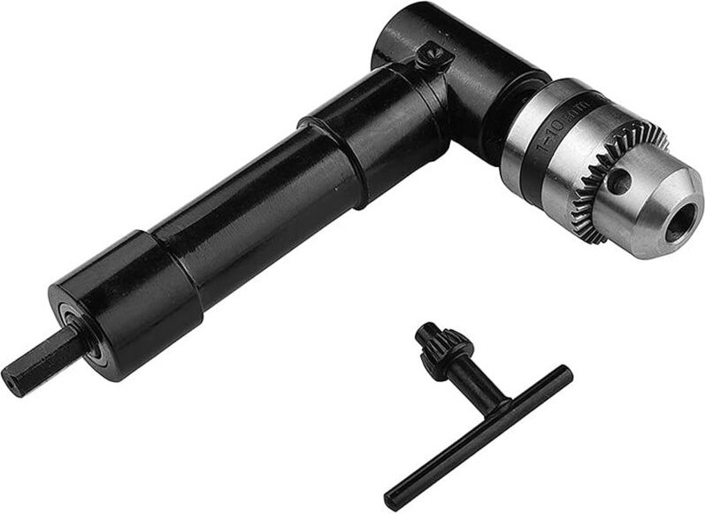 Rechtwinkliges Bohrfutter, 90° selbstspannendes rechtwinkliges Bohrfutter, 1–10 mm Schaft elektrisch, Bohrverlängerungsw...