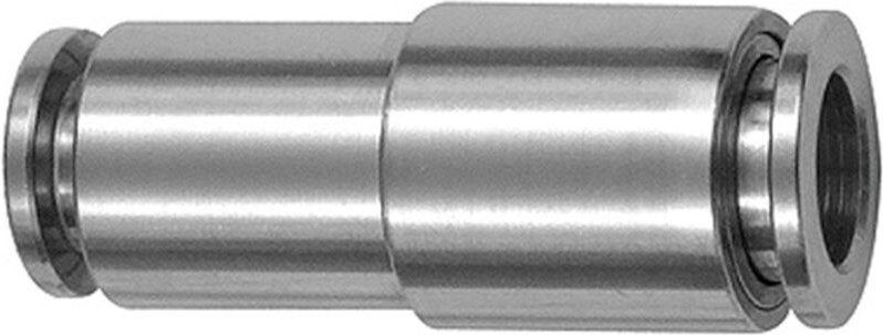 Gerade Steckverbindung, red., für Schlauch-Ø 14/12, ES1.4404 - Riegler
