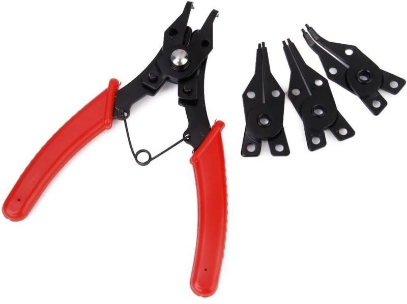 Ugreat - Sicherungsringzange, 4-in-1-Sicherungsringzangen-Kombinations-Sicherungsringsatz