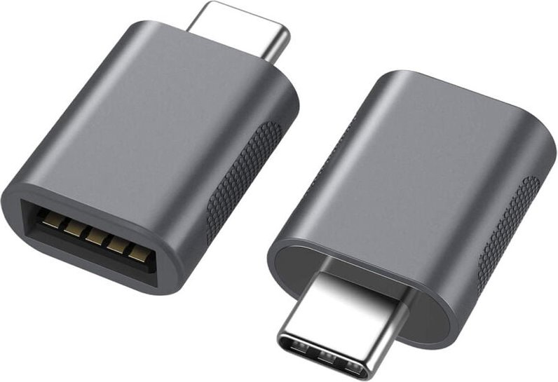 Tlily - usb c auf Adapter 2Er Pack, Typ Stecker 3.0 Buchse otg Konverter für Laptops, LadegeräTe und Mehr,