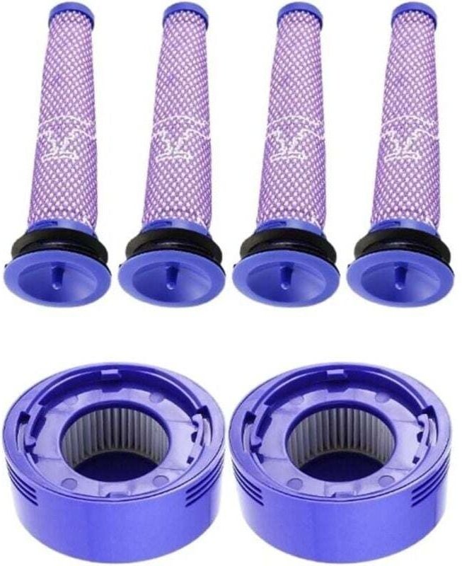Ulisem HEPA-Filter, kompatibel mit Dyson V8 V7 Staubsauger, waschbare Filter-Ersatzteile