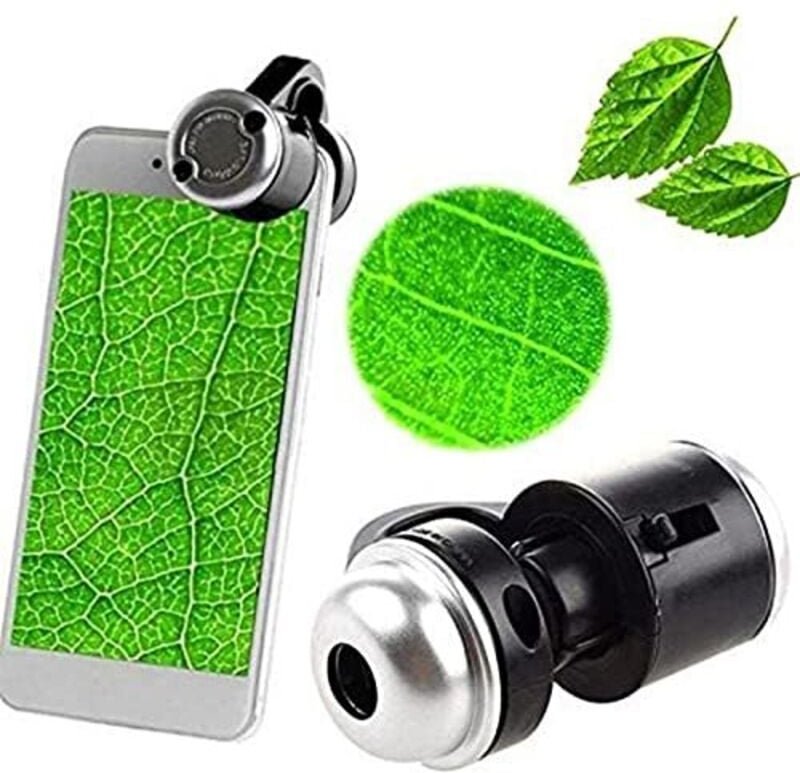 Smartphone-Mikroskop für Telefon, Zoom, beleuchtete Tasche für Kinder