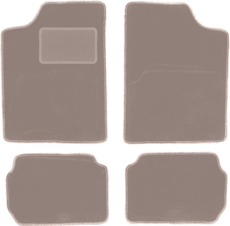 Beige Veloursmatten für: Suzuki Swift II Fließheck, Limousine (1988-2004)