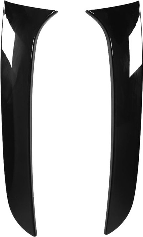 Zoternen - 2 Stück glänzend schwarz Anti-Aging abs Heckscheiben-Seitenspoiler Ersatz für 1er F20 F21 2012-2019