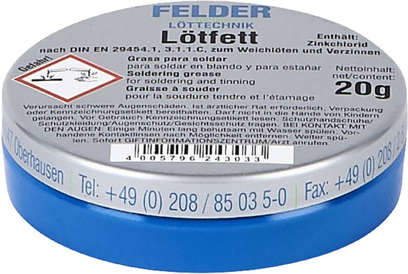 Thumbnail - Felder 24310010 Lötfett Inhalt 20 g f-sw 21