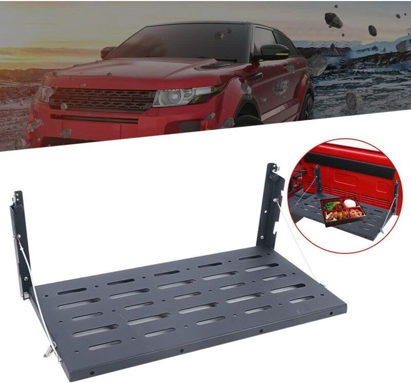 Klapptisch 60 x 31 cm für Jeep Wrangler jk Metal Tailgate Hecktisch