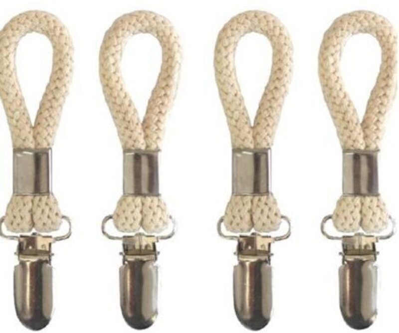 Jalleria - Handtuchclip, 5er-Pack Handtuchcliphalter, Handtuchhaken aus Metall, multifunktionale Geschirrtuchclips für K...