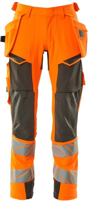 Mascot - Warn-Stretchhose mit Hängetaschen 19031-711 Gr. 56 hi-vis orange/dunkelanthrazit