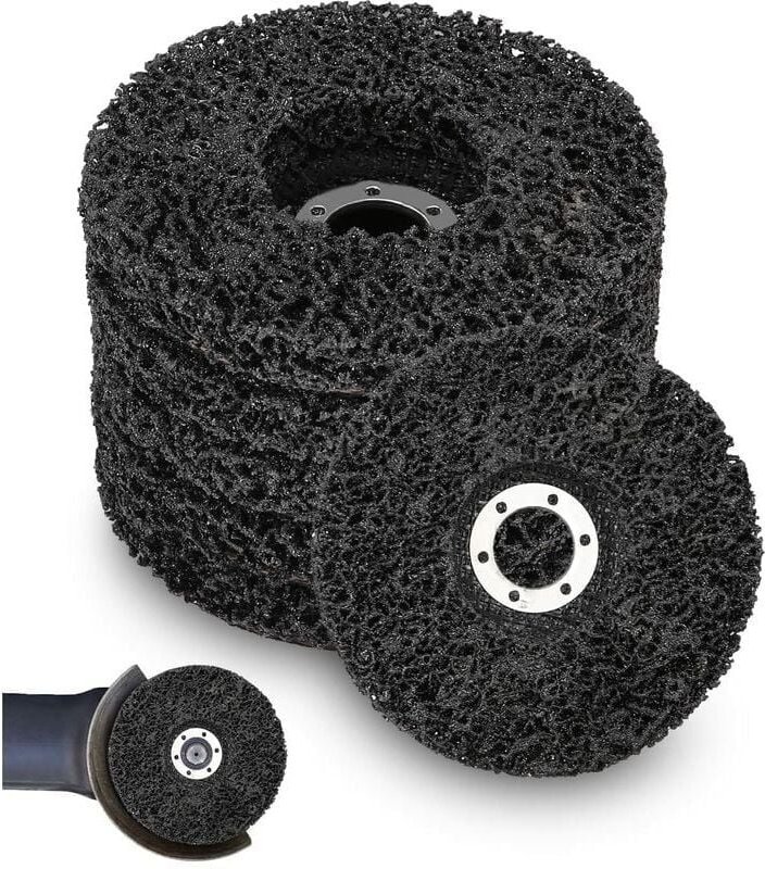 Stück Schruppscheiben 125 x 22 mm Schleifscheibe für Winkelschleifer csd Schleif-Reinigungsscheibe grobe Reinigungsschei...