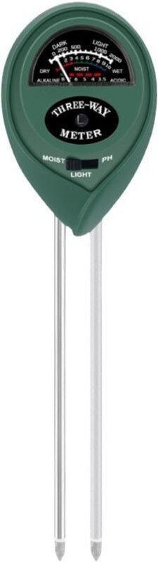 Thumbnail - Linghhang - MS01 Boden-pH-Meter (grün), 3-in-1-Bodenfeuchtigkeits-/Licht-/pH-Tester, Gartenwerkzeug-Kits für Garten, Ras...