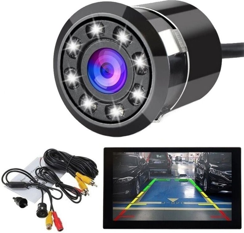 Rückfahrkamera, Parkkamera, LED Tag/Nacht Mini IP68 170 Stoßstange 12V