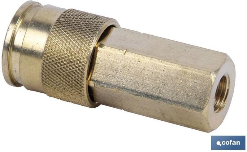 Weiblicher Schnellverbinder 1/2 großer Durchfluss