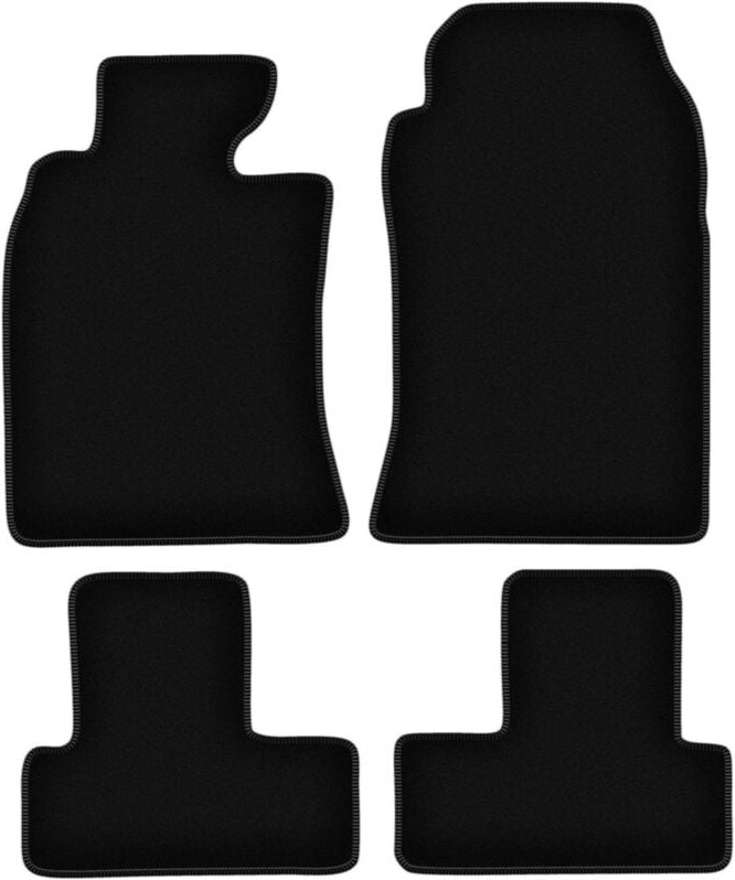 BASIC schwarze Veloursmatten für: Mini Cooper R53 Fließheck (2001-2006)