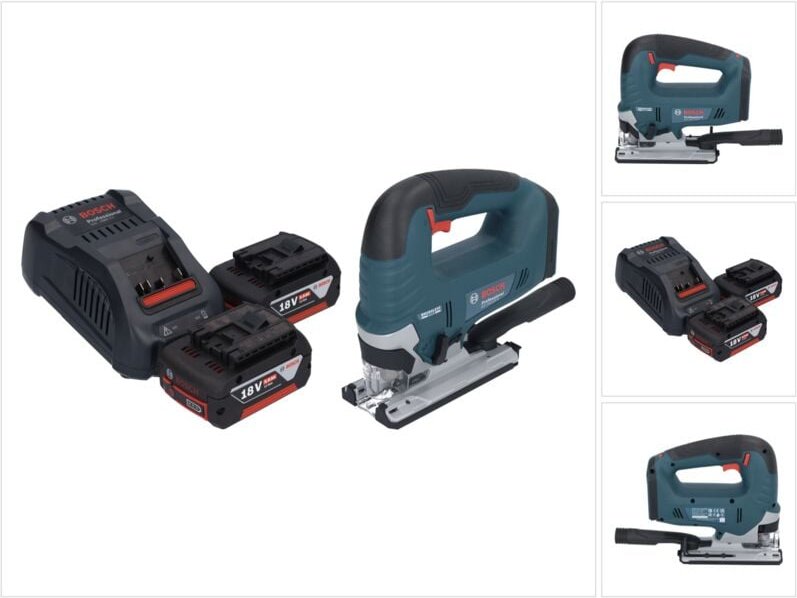 Bosch GST 18V-125 B Professional Akku Stichsäge 18 V 125 mm Brushless + 2x Akku 5,0 Ah + Ladegerät