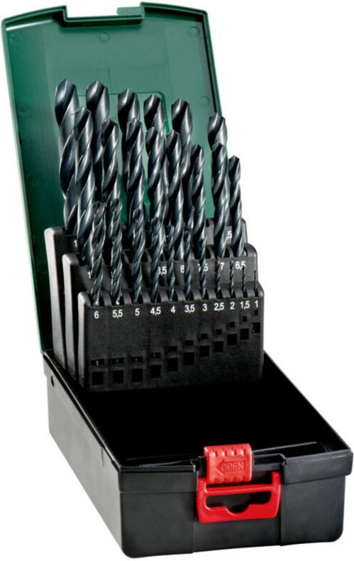 HSS-R-Kunststoffkassette sp, 25-tlg. - Metabo