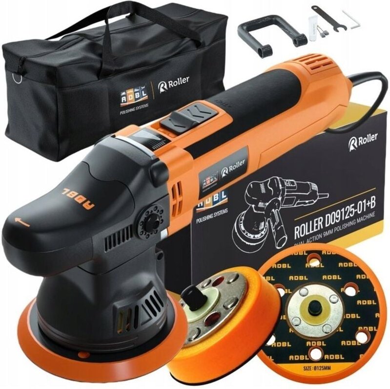 Adbl Rollenpoliermaschine Dual Action Polieren 9mm Hub + Tasche