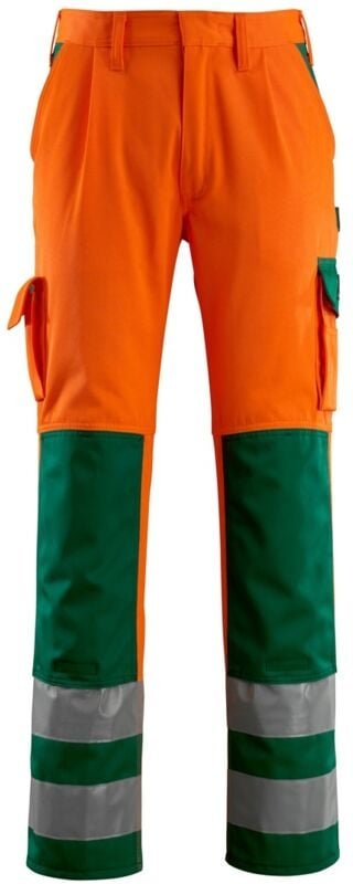 Thumbnail - Mascot SAFE COMPETE Warnschutzhose Olinda Gr. 32 orange/grün