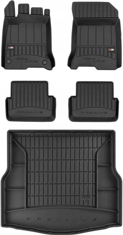 SET 3D Gummimatten Renault Laguna 3 HB 2007-2015 sw
