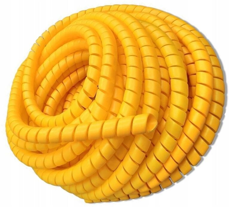 10 m Kabelabdeckung – Federspirale 8–18 mm PVC