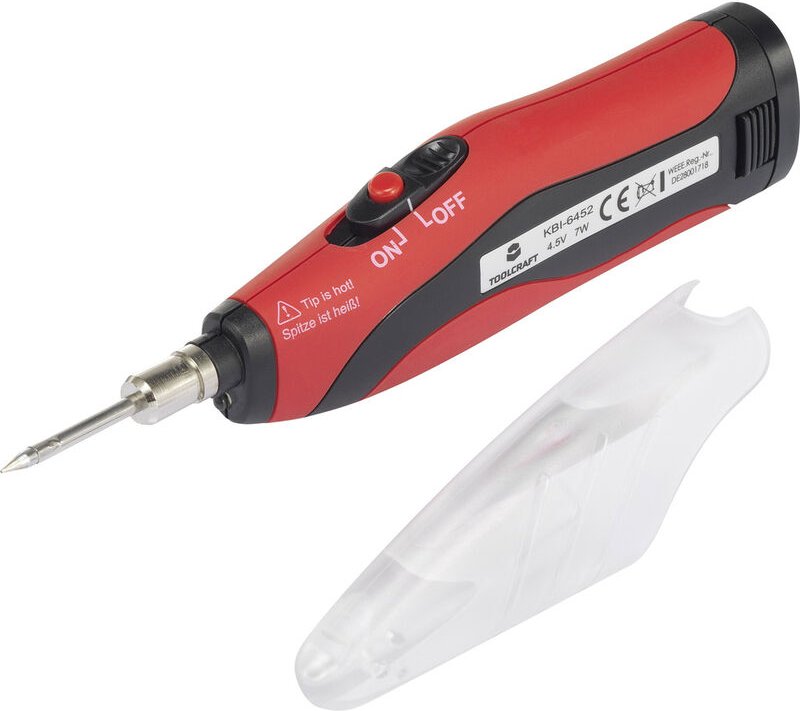 Toolcraft - Lötkolben 4.5 v 7 w Bleistiftform 450 - 550 °c Akkubetrieben