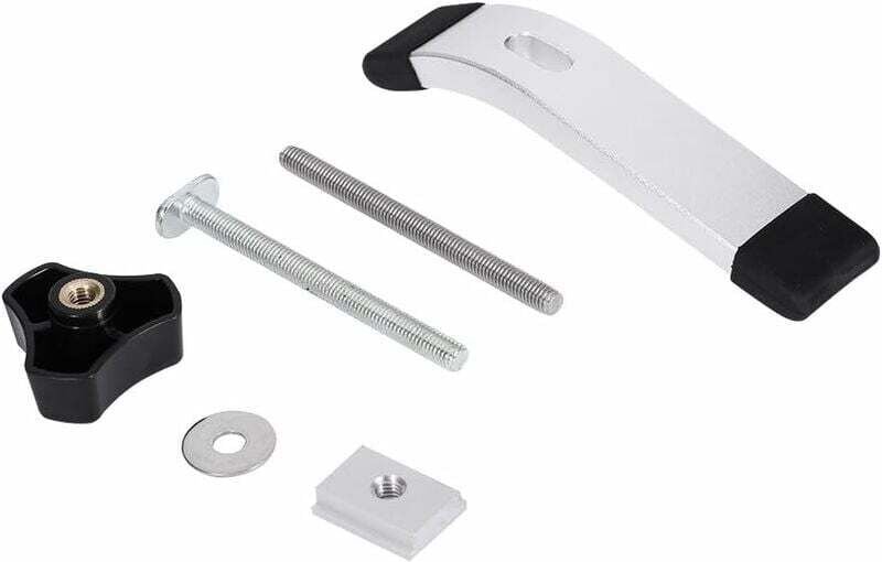 Shining House - Aluminiumschiene – T-Schienen-Klemme, T-Schienen-Metall-Schnellspann-Schienenklemmen-Set, für T-Nut-Holz...