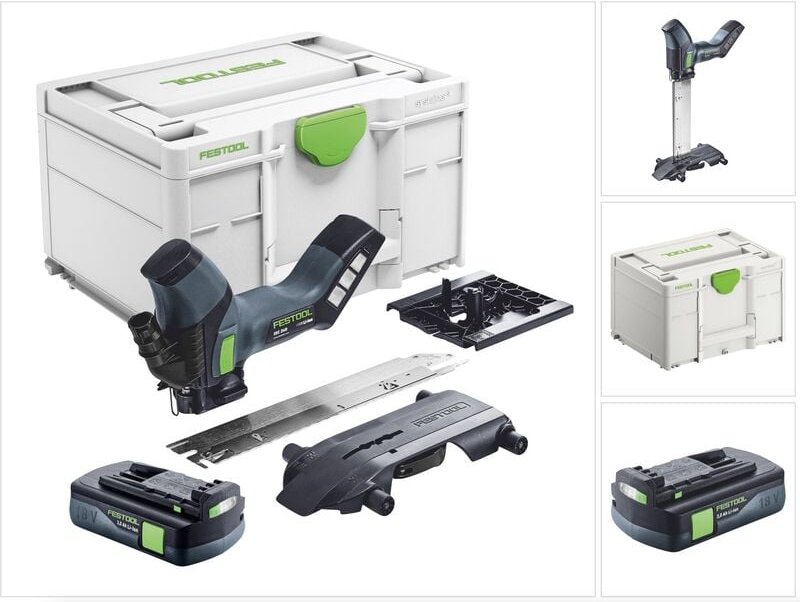 Isc 240 EB-Basic Akku Dämmstoffsäge 18 v 240 mm + 1x Akku 3,0 Ah + Systainer - ohne Ladegerät - Festool