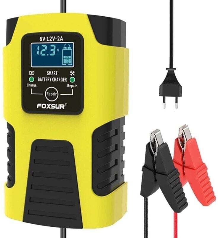 6 V/2 A 12 V/2 A Autobatterieladegeräte Vollautomatische intelligente Batterieladegeräte Erhaltungsladegerät Tragbare Er...