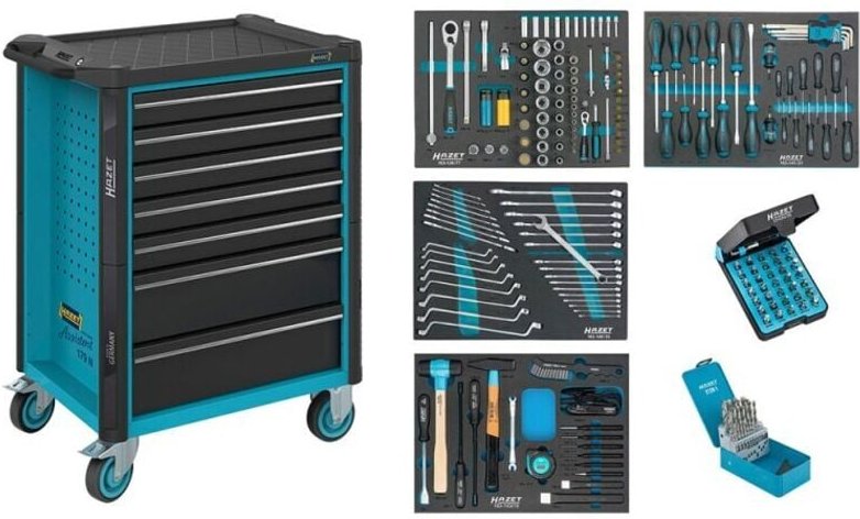 Werkstattwagen mit 220 Profi-Werkzeugen