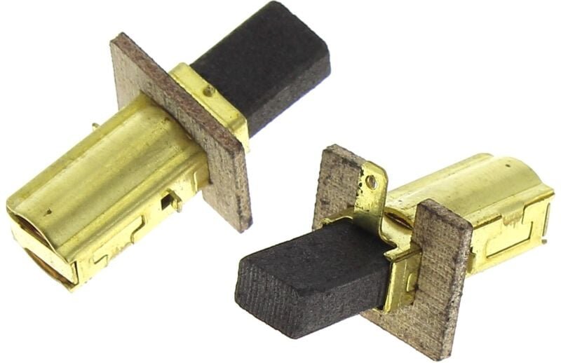 Kohlebürsten + Halterungen je 2 für Schleifmaschine Metabo