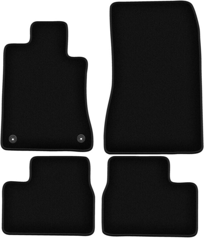 BASIC schwarze Veloursmatten für: BMW 3 E30 Limousine, Kombi (1982-1994)