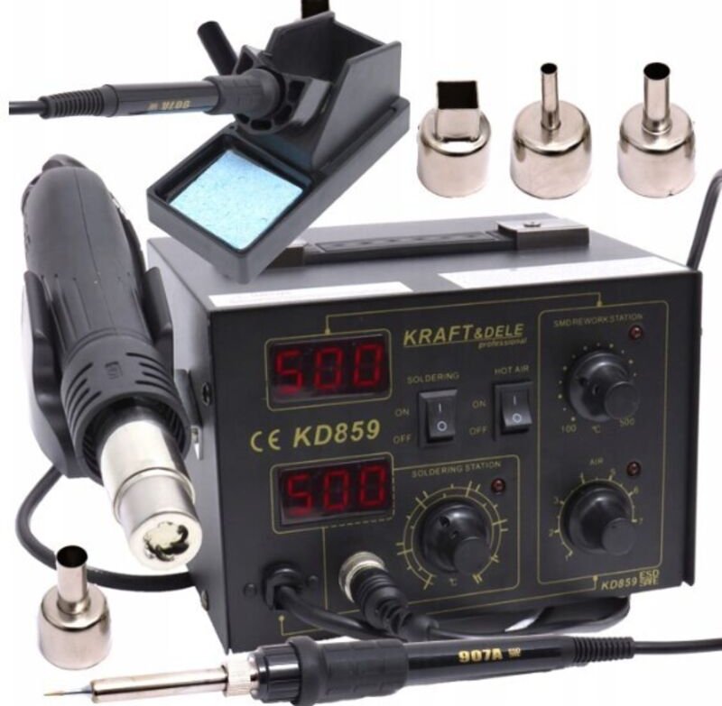 Plastik Schweißgerät Kunststoff Reparatur 4 Düsen 100-500° C Lötstation