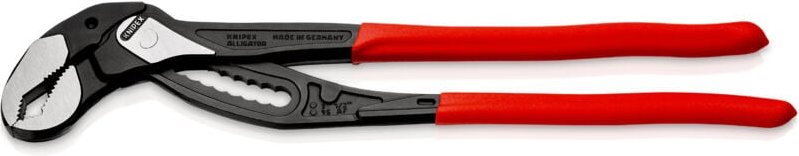 KNIPEX 88 01 400 SB Alligator® XL Rohr- und Wasserpumpenzange mit rutschhemmendem Kunststoff überzogen schwarz atramenti...