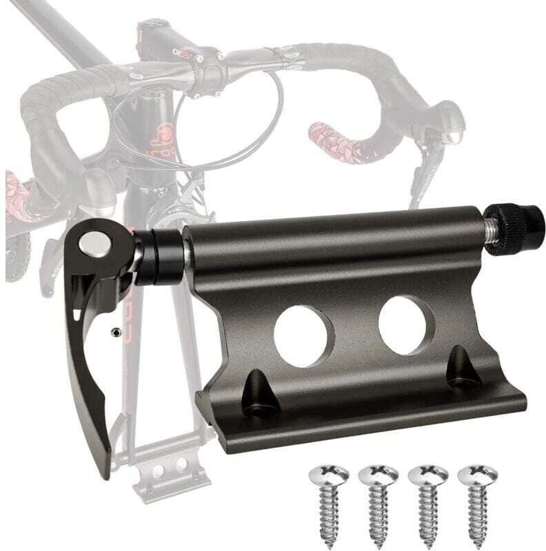 Fahrradgabelhalterung mit Schnellverschluss, Aluminiumlegierung, Fahrrad-Vordergabelträger für LKW-Anhänger