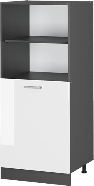 Vicco - Herdumbauschrank R-Line, Weiß Hochglanz, 60 cm