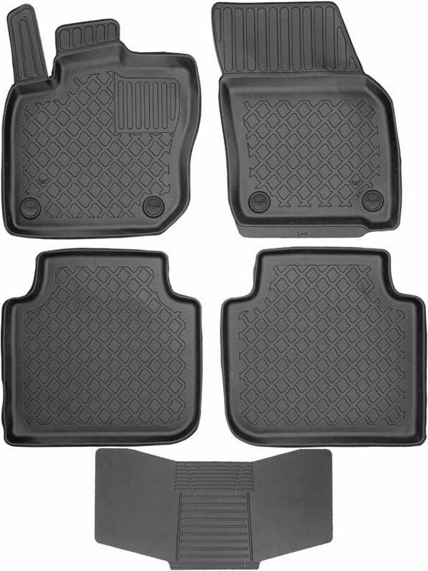 ARISTAR 603993 Fußmatten + Bezug 251992 – Skoda Kodiaq II SUV 2023- (auch für mHEV) / Kodiaq iV Plug-in Hybrid SUV 2024-...