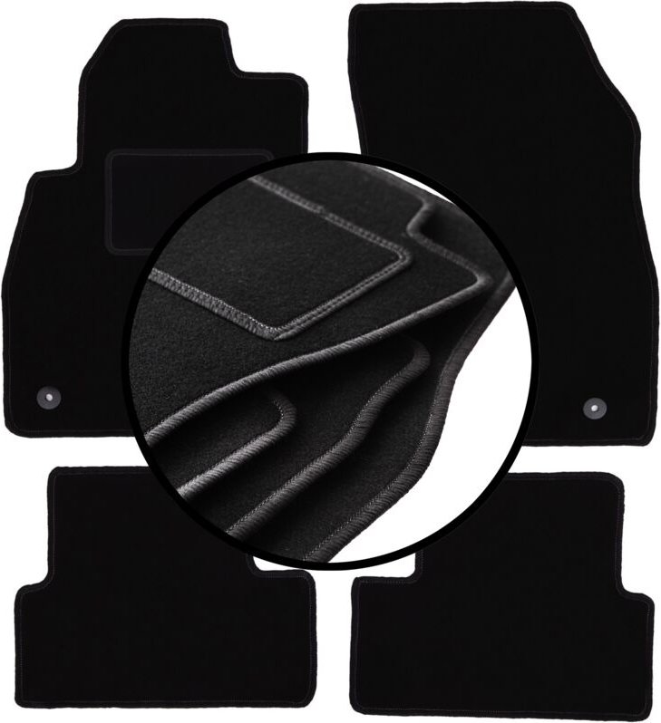 Komplettset Veloursmatten für: Opel Cascada Cabrio (2012-)