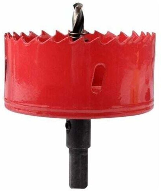 M42 HSS 115 mm Bimetall-Lochsäge, Kernbohrer für Eisen, Aluminium, Holz, Trockenbau, Rohre und Faserplatten
