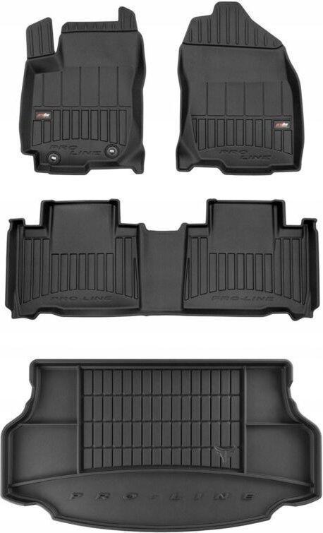 SET 3D-Gummimatten Toyota RAV4 4 Hybrid 2013-2019