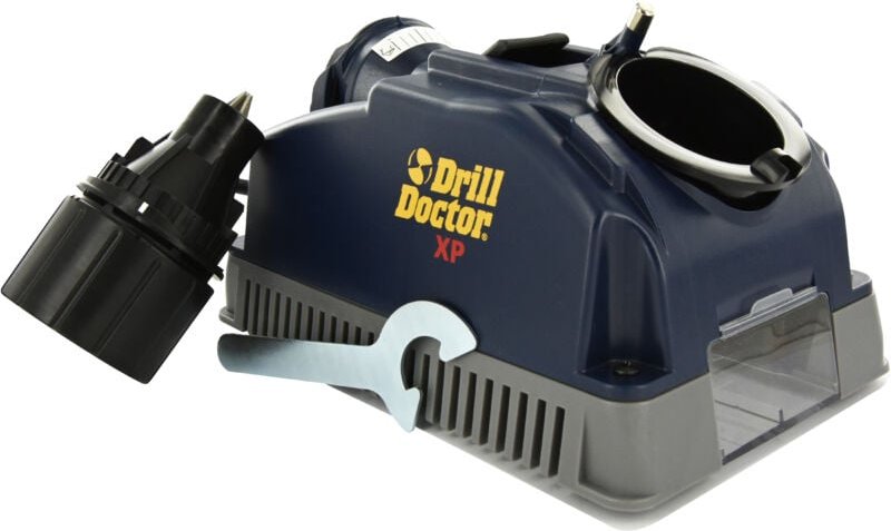 Drill Doctor DD400 xp Bohrerschärfer ø 2,5 bis 13 mm Schärfen 118° konischer Hinterschliff und Kreuzspitze – einstellbar...