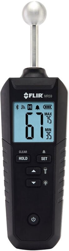 Flir - MR59 Materialfeuchtemessgerät Messbereich Baufeuchtigkeit (Bereich) 0 bis 100 % Messbereich Ho