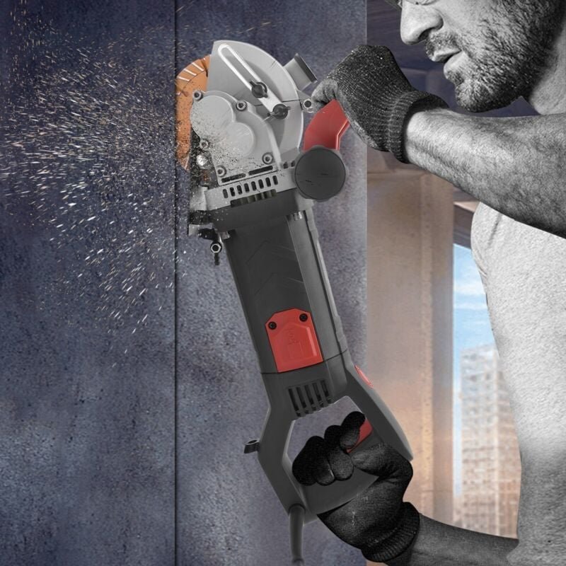 Wandfräse 4800W Schlitzfräse Schlitzfräse Wandfräse mit 5 Sägeblättern