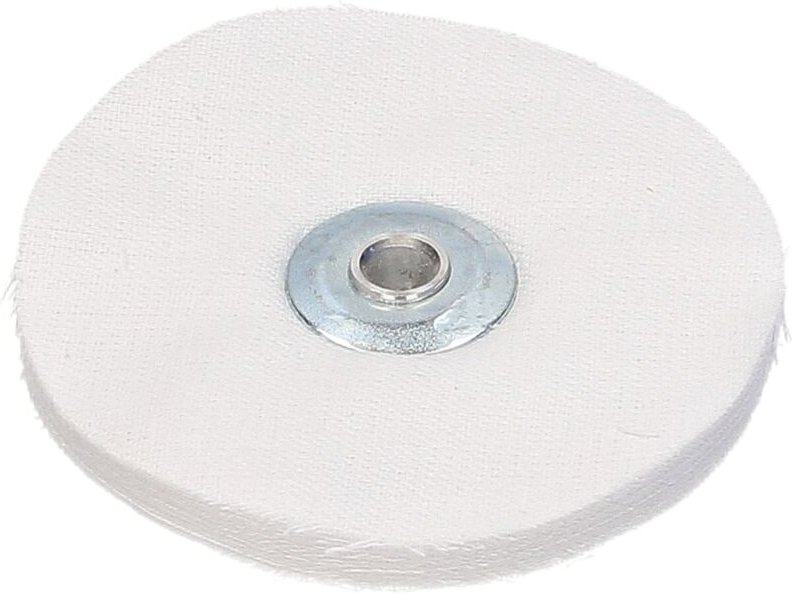 Baumwoll-Polierbürste, Durchmesser 80 mm, Dicke 5,5 mm - BIOSPACE