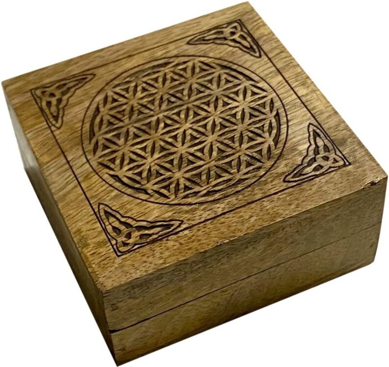 Signes Grimalt - Kleine Blumenkiste aus Holz, moderne Dekoration für Geschenke und Aufbewahrung, einzigartiger und funkt...