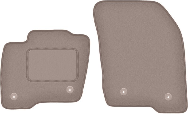 Beige Vordermatten für: Ford S-MAX MK2 7-Sitzer (2015-)