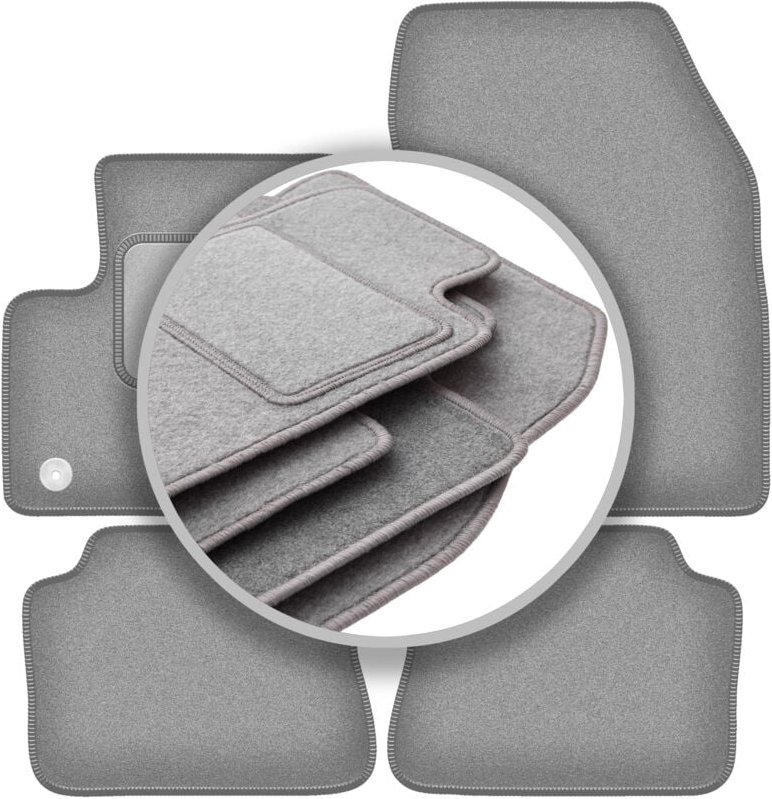 Graue Fußmatten für: Opel Mokka-E Crossover (2020-)