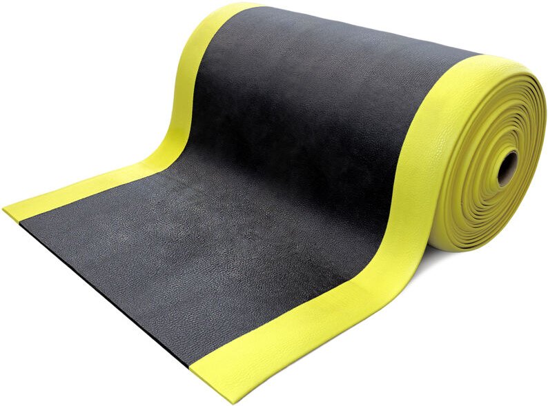 ADB - Anti-Ermüdungsmatten / Arbeitsplatzmatten aus Vinyl 90cm x 18m (Rollenware)