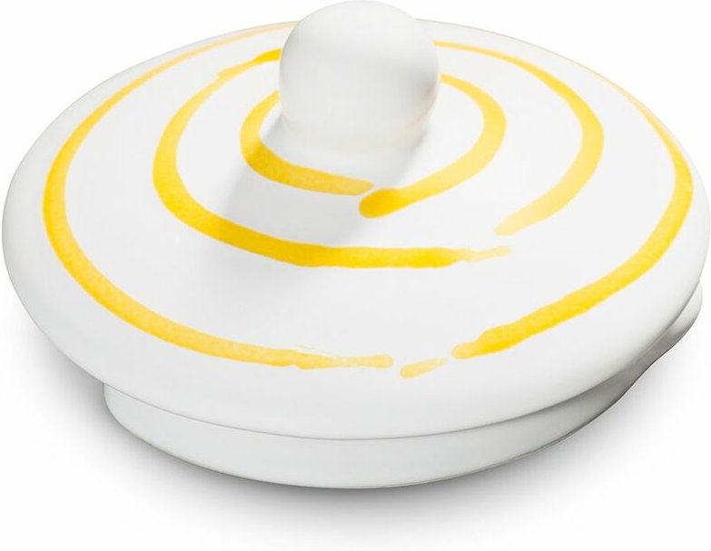 Gmundner Keramik - Gelbgeflammt, Oberteil Teekanne 0,5 Liter