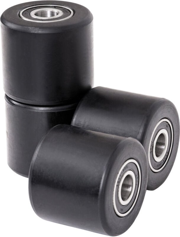 Tandem-Lastrollen-Set, aus robustem Nylon, für Hubwagen, für verbesserte Fahreigenschaften - Stier